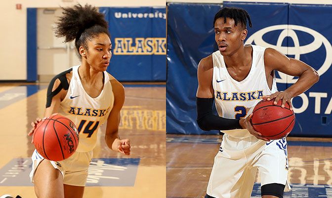 Jocelyn Gandara (left) averaged 30.5 points per game with a high of 34 points against Concordia. Shadeed Shabazz averaged 35 points per game and had 43 in Saturday's win over Concordia.