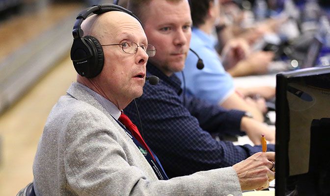 Robert Lowery has been the play-by-play voice of the GNAC Basketball Championships since 2014.