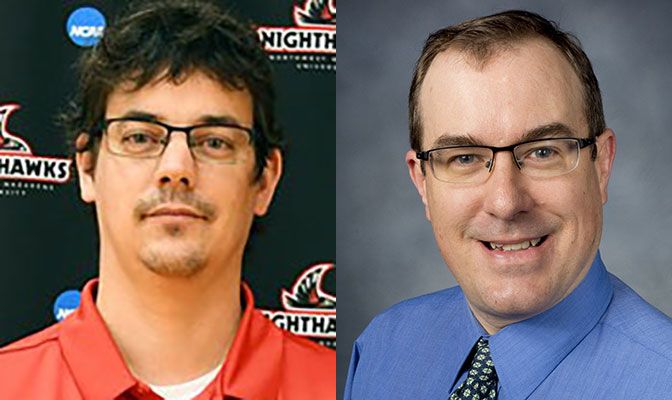 Craker (left) is in his third-year as NNU's Director of Athletics Communications while Timm is in his fifth year as the GNAC's Assistant Commissioner for Communications.