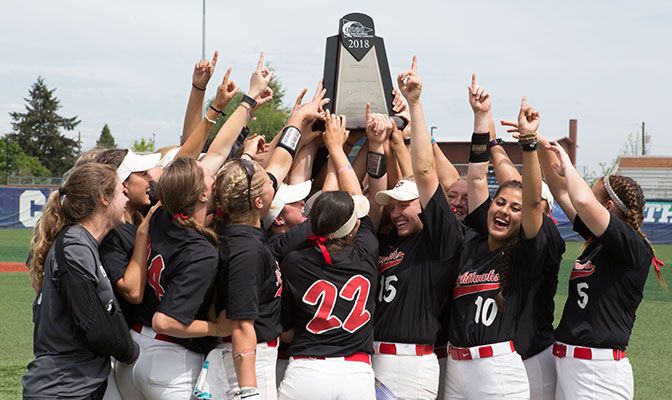 Northwest Nazarene earned the GNAC's automatic berth to the NCAA Division II Championship with a 1-0 win over Simon Fraser in the GNAC Championships final. Photo by Tyler Kanoa.