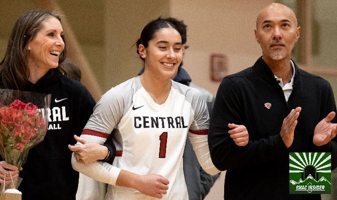 Tia Andaya (center) and Mario Andaya from the CWU volleyball team joined GNAC Insider host Gabbie Ewing to give insight into the 2023 campaign.