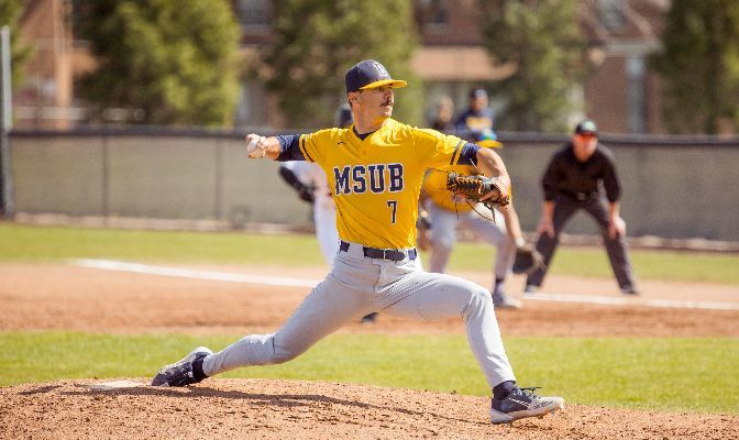 Montana State Billings Trevor Cassell earned NCBWA Division II West Region Player of the Week honors after throwing a complete-game shutout against Northwest Nazarene last week.