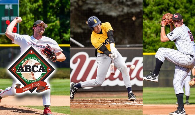 Northwest Nazarene's Ty Pohlmann, Montana State Billings' Payton Flynn and Western Oregon's Dylan Chalmers lead seven GNAC selections to the ABCA/Rawlings All-West Region Team.