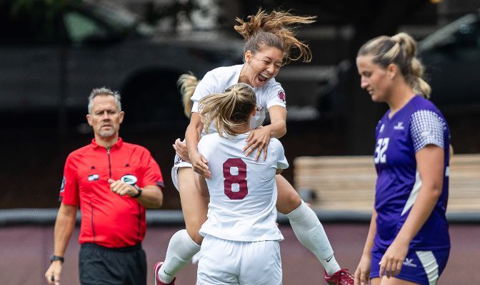 Seattle Pacific senior forward Sophie Beadle was named the 2023 GNAC Women's Soccer Player of the Year after leading SPU to a 10th regular season title. | Photo by Rio Giancarlo/SPU Athletics