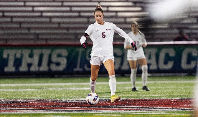 Seattle Pacific's Lauren Snedeker is among five GNAC Players to be named to the 2023 United Soccer Coaches All-West Region First Team. | Photo by Jacob Thompson