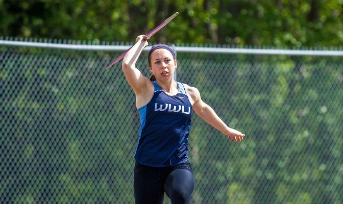 Skau was a javelin thrower for Western Washington from 2013 to 2017.