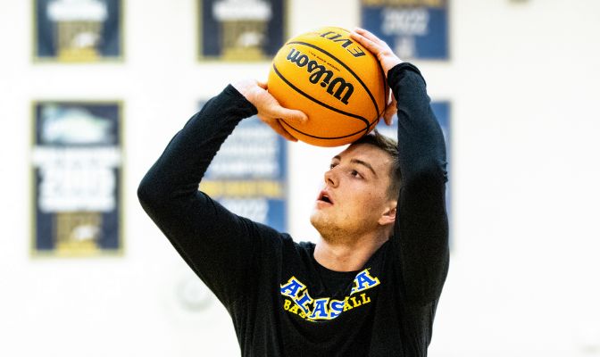 Martin is a point guard for the Nanooks' men's basketball team.