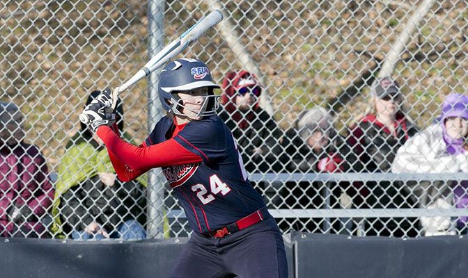 Simon Fraser's Amanda Janes was named the GNAC Softball Player of the Week after hitting .389 with 10 RBI for the Clan at the Cactus Classic.