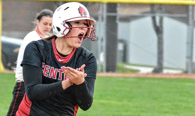 Central Washington's Julia Reuble was named the GNAC Softball Player of the Week after she batted .571 for the Wildcats in the four-game series at Montana State Billings.