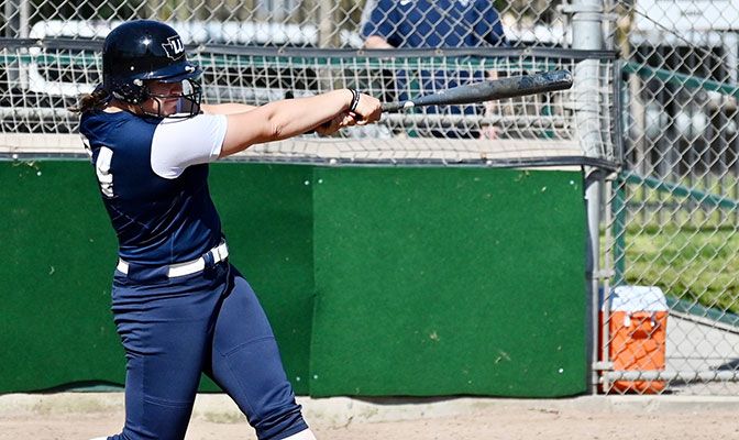 With her walk-off homer against Western Oregon on Friday, Western Washington's Emily Benson tied the GNAC career record for home runs.