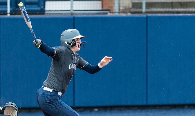Mckenzie Smith leads the Cavaliers in batting average and is among the GNAC leaders in earned run average.