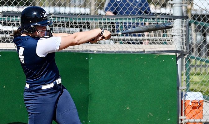 Western Washington's Emily Benson returned from a year off to hit .448 and tie the GNAC career record with 45 home runs.
