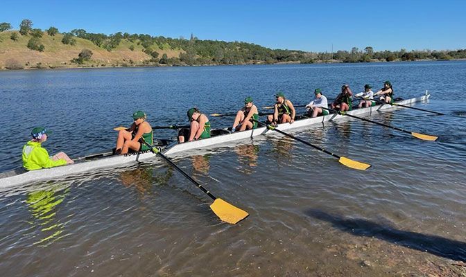 Cal Poly Humboldt's opening weekend included a win in the Varsity 8+ race at the Davis Invite on Sunday.
