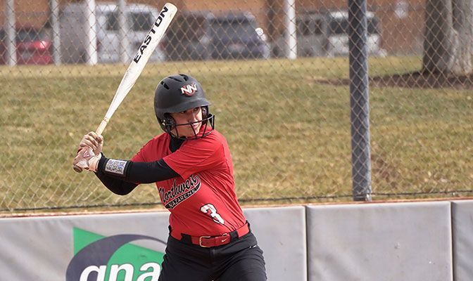 Abigail Gagnon tied the GNAC single-game record with five hits in Friday's 24-1 five-inning win over Simon Fraser and was a triple short of hitting for the cycle.