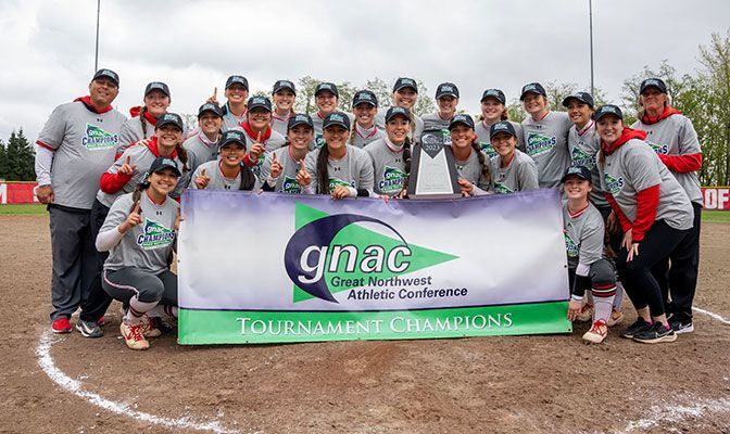 Northwest Nazarene secured its second straight GNAC Championships victory with a 3-2 win over Western Washington at Beedie Field in Burnaby, B.C. | Photos by Ethan Cairns