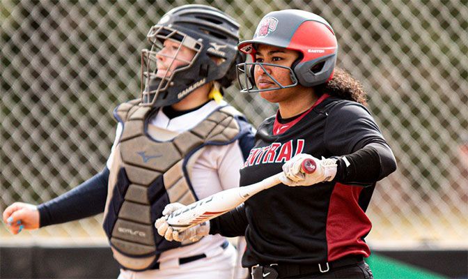 Sasha Mitchell batted .283 in 17 games played for the Central Washington softball team in 2023. Photo by Jacob Thompson.