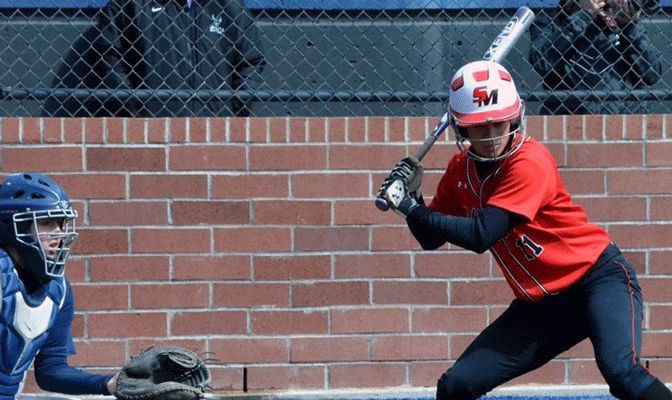 Saint Martin's Taviah Jenkins leads the GNAC in RBI with 56.
