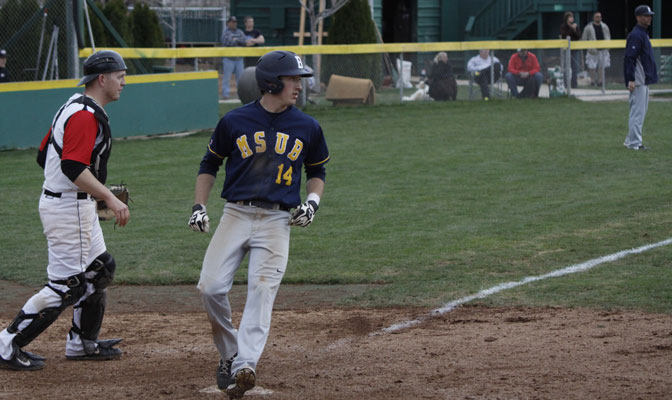 MSUB sophomore Luke Reinschmidt hit for the cycle last week against Saint Martin's, finishing the game 4-for-5 with three RBI and two runs scored.