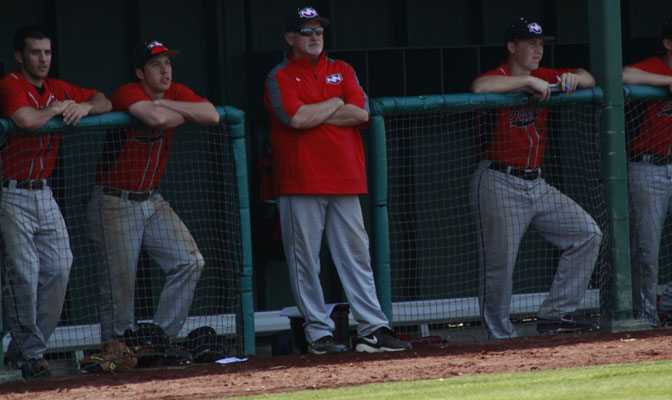 First-year NNU baseball head coach Rocke Musgraves (center) was featured as a live guest on the latest episode of GNAC Insider.
