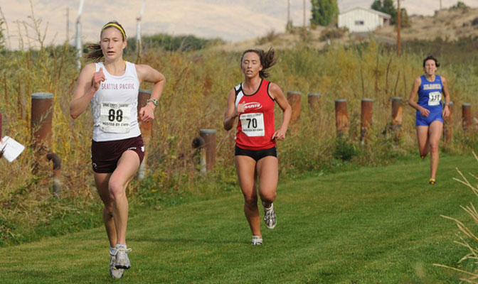 Seattle Pacific's Robyn Zeidler (left) earned her first career win Saturday  at Fairbanks (SPU Photo).