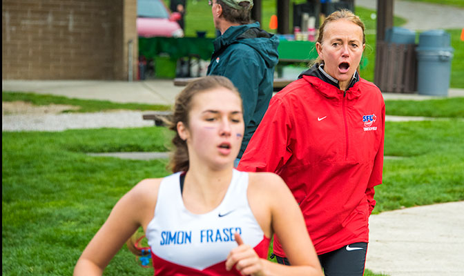 Brit Townsned has led the SFU men's and women's cross country team to national meet berths over the last two seasons.
