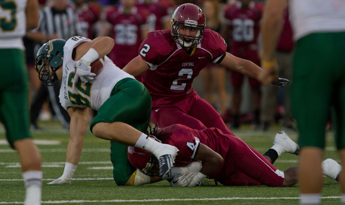 CWU linebacker Stan Langlow (2) led the Wildcats in tackles with 81.