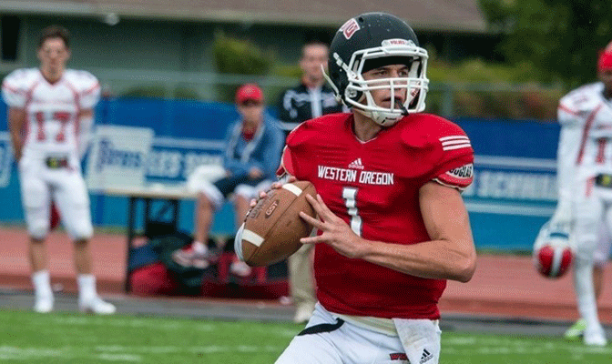 Western Oregon quarterback Ryan Bergman threw for 234 yards and led an offense that did not commit a turnover in its 30-9 win over Simon Fraser.