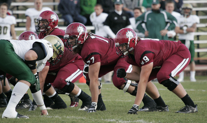 CWU's Mike Nelson (77) has been named to AFCA All-American team.