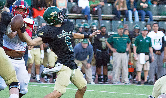 Humboldt State's Robert Webber leads Division II with a pass efficency rating of 213.1. He was named the GNAC Offensive Player of the Week after throwing for 299 yards against Dixie State.