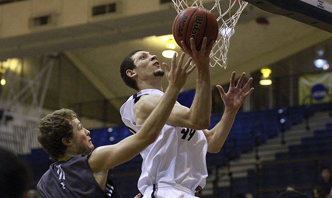 Austin Bragg ranks second in NCAA Division II in blocked shots (Photo by Nick Gonzales)