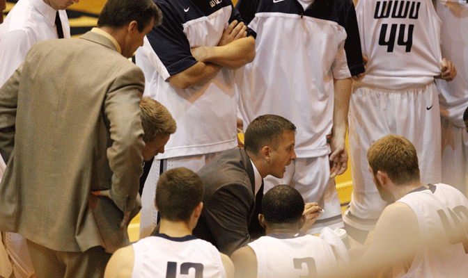 WWU head coach Tony Dominguez (center) made his first appearance on the latest GNAC Insider.
