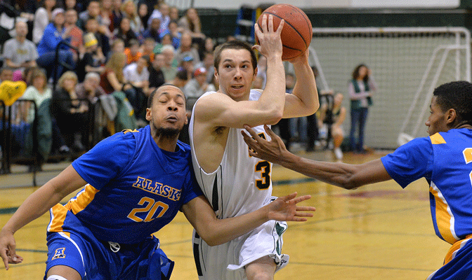 Brian McGill scored 29 points and had 10 assists in UAA's win over Alaska Fairbanks (Sam Wassom)