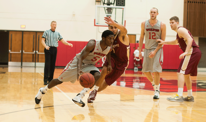 Rodney Webster led WOU to two wins to close out 2013.