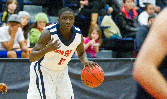 Simon Fraser guard Sango Niang is the leading scorer for the Clan averaging 22.6 points per game (Photo by Ron Hole)