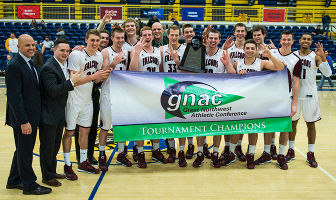 Seattle Pacific won its third straight GNAC tournament title Saturday defeating Western Washington 81-68 (Photo by Aaron Selig)