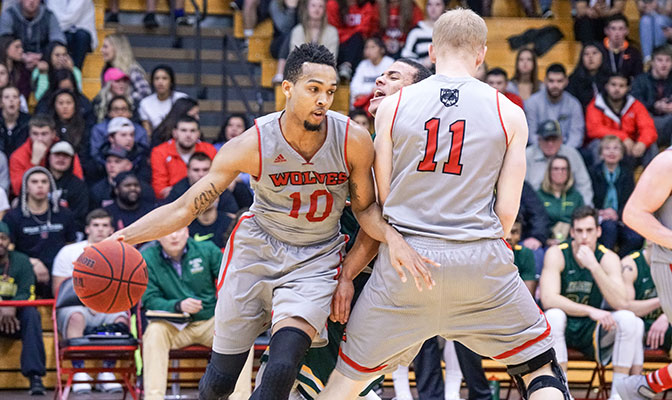 Western Oregon's Julian Nichols enters the week ranked fourth in Division II with a 3.67 assist-to-turnover ratio.