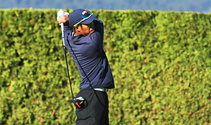Simon Fraser's Chris Crisologo placed fifth with a four-round score of 2-under-par 286. Photo by Shawn Toner.