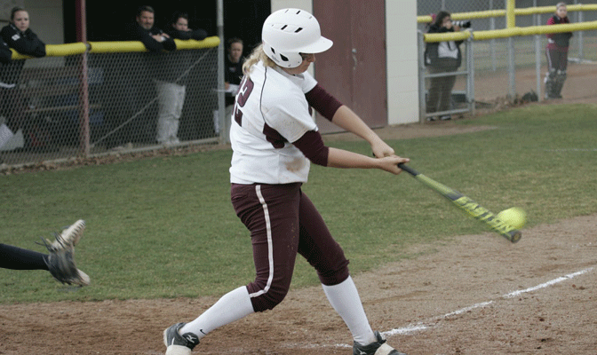 Jill McDaniels tied a CWU school record with seven RBIs Sunday.