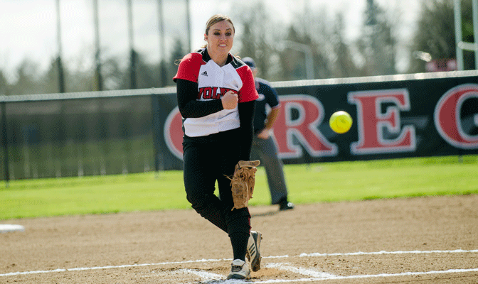 Pomeroy pitched a one-hitter against Simon Fraser.