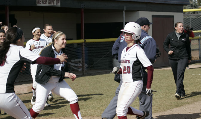 Taylor Ferleman scores run in CWU's come-from-behind win over WWU Sunday.