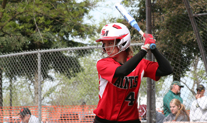 Lacey McGladrey is first softball player to win GNAC Scholar-Athlete of the Year award.