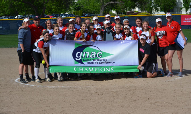 Western Oregon defeated Central Washington 20-9 to win the GNAC Softball Championships title.