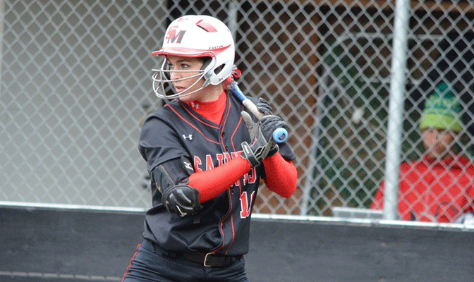 Saint Martin's Sam Munger is among GNAC all-time leaders in hits, wins.