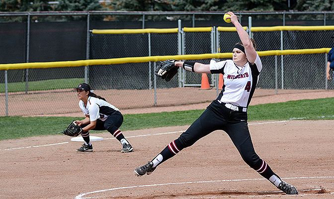 GNAC Pitcher of the Year Kiana Wood helped lead No.1 seed Central Washington into the GNAC Championships.