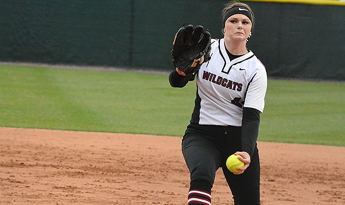 Kiana Wood allowed just two hits as she picked up her 19th win of the season. Photo by Sammy Henderson.