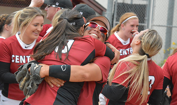 Central Washington becomes the first GNAC team to advance to the softball Super Regional since Division II adopted the format for the 2009 season. Photo by Sammy Henderson.