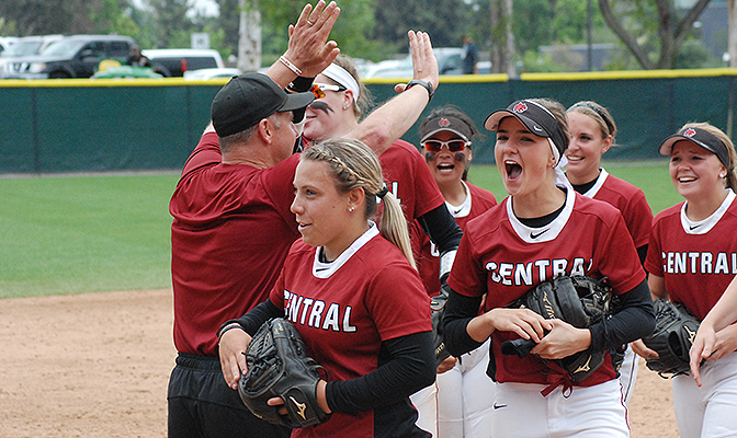 Central Washington is the first GNAC team to advance to the Super Regional since Division II adopted the format in 2009. Photo courtesy Azusa Pacific University.