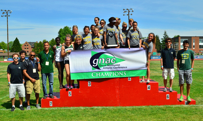 Alaska Anchorage won its first women's GNAC track and field title Saturday.