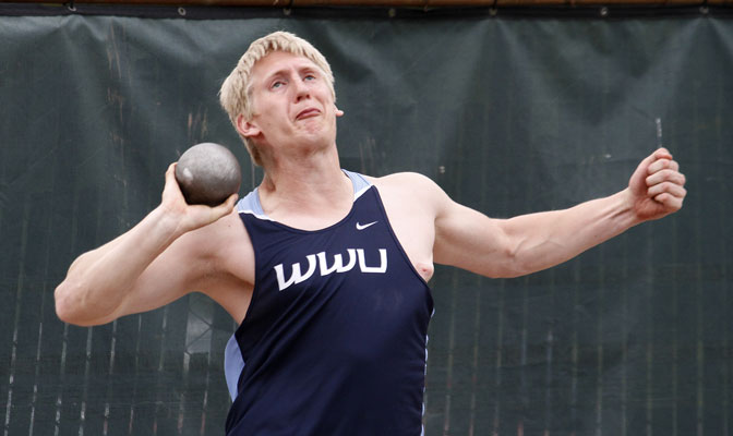 Western Washington's Frank Catelli is the No. 9 seed in the shot put at the NCAA Indoor meet.