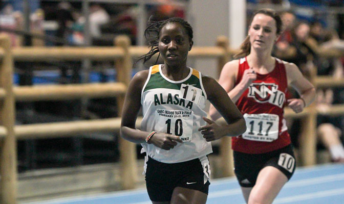 Joyce Kipchumba of Alaska Anchorage is the No. 2 seed in the 5,000 and No. 3 seed in the 3,000 (Photo by Loren Orr)